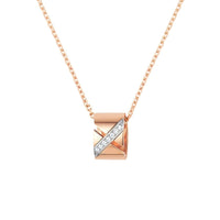 [Super Jewellery]LIENS EVIDENCE DIAMOND NECKLACE