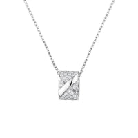[Super Jewellery]LIENS EVIDENCE DIAMOND PAVED NECKLACE