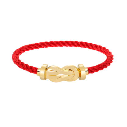 [Super Jewellery]CHANCE LARGE 8 FIGURE BUCKLE NO DIAMOND BRACELET GOLD