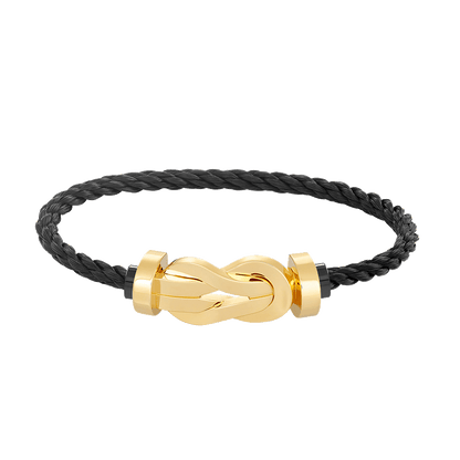 [Super Jewellery]CHANCE LARGE 8 FIGURE BUCKLE NO DIAMOND BRACELET GOLD