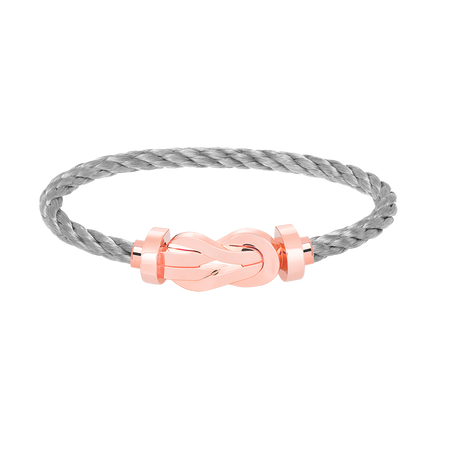 [Super Jewellery]CHANCE LARGE 8 FIGURE BUCKLE NO DIAMOND BRACELET ROSE GOLD