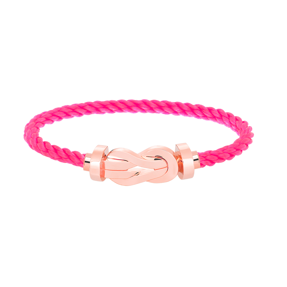 [Super Jewellery]CHANCE LARGE 8 FIGURE BUCKLE NO DIAMOND BRACELET ROSE GOLD