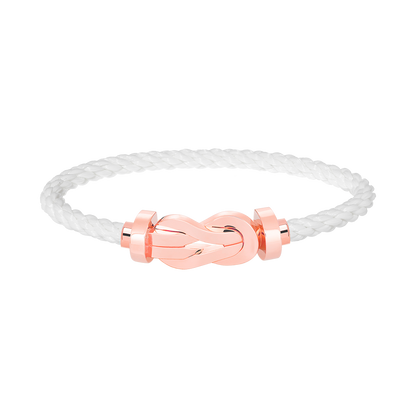 [Super Jewellery]CHANCE LARGE 8 FIGURE BUCKLE NO DIAMOND BRACELET ROSE GOLD