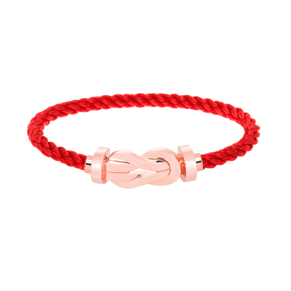 [Super Jewellery]CHANCE LARGE 8 FIGURE BUCKLE NO DIAMOND BRACELET ROSE GOLD