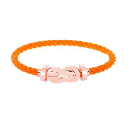 [Super Jewellery]CHANCE LARGE 8 FIGURE BUCKLE NO DIAMOND BRACELET ROSE GOLD