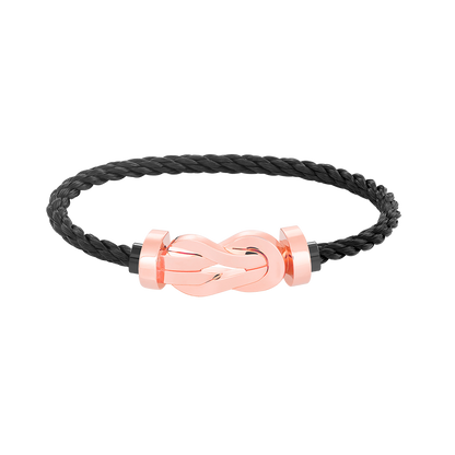 [Super Jewellery]CHANCE LARGE 8 FIGURE BUCKLE NO DIAMOND BRACELET ROSE GOLD