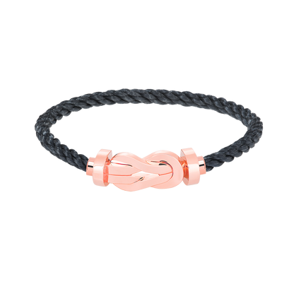 [Super Jewellery]CHANCE LARGE 8 FIGURE BUCKLE NO DIAMOND BRACELET ROSE GOLD