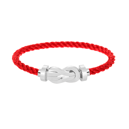 [Super Jewellery]CHANCE LARGE 8 FIGURE BUCKLE NO DIAMOND BRACELET SILVER
