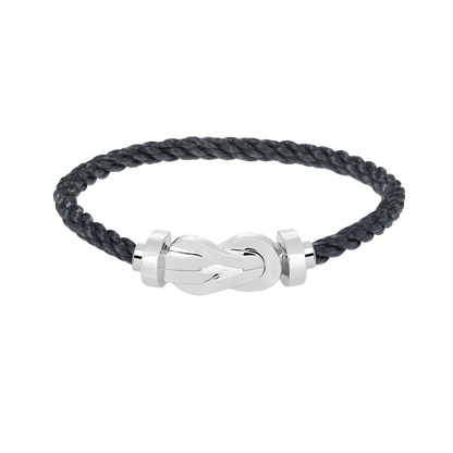 [Super Jewellery]CHANCE LARGE 8 FIGURE BUCKLE NO DIAMOND BRACELET SILVER