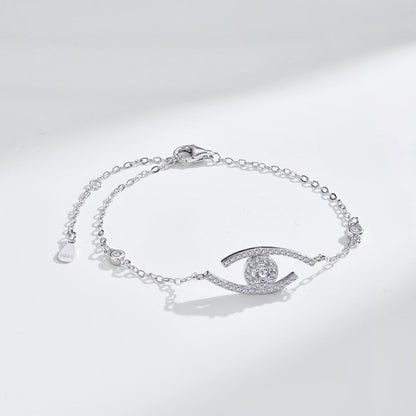 [Super Jewellery]Lucky Eye Pave-Set Diamond Bracelet