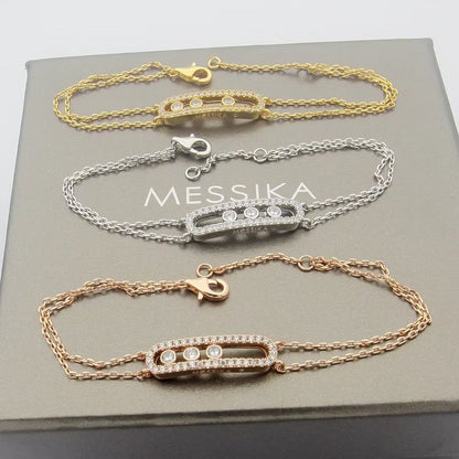[Super Jewellery] Move Classique pavé bracelet