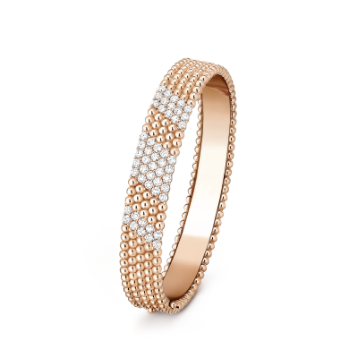 [Super Jewellery]  FIVE-ROW DIAMOND BRACELET