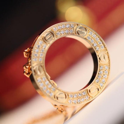 [Super Jewellery]LOVE NECKLACE ADJUSTABLE ROSE GOLD
