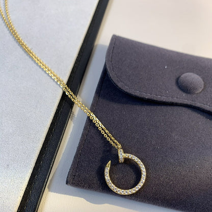 [Super Jewellery]JUSTE NECKLACE GOLD DIAMONDS