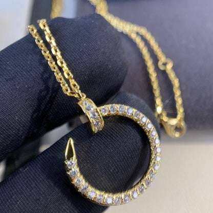 [Super Jewellery]JUSTE NECKLACE GOLD DIAMONDS
