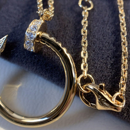 [Super Jewellery]JUSTE NECKLACE PINK GOLD