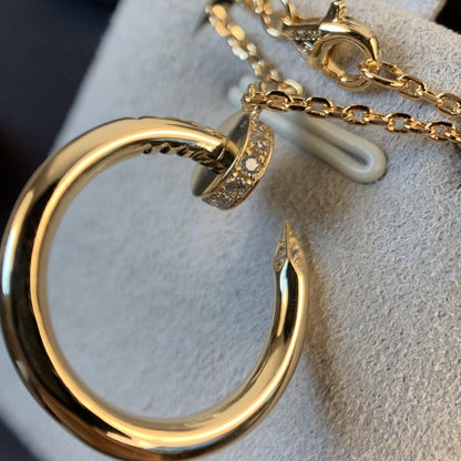 [Super Jewellery]JUSTE NECKLACE PINK GOLD