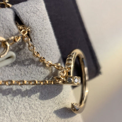 [Super Jewellery]JUSTE NECKLACE PINK GOLD