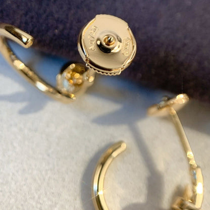 [Super Jewellery]JUSTE EARRINGS PINK GOLD