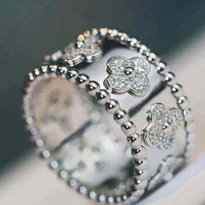 [Super Jewellery]CLOVER KALEIDOSCOPE RING 10MM