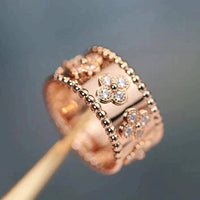 [Super Jewellery]CLOVER KALEIDOSCOPE RING 10MM