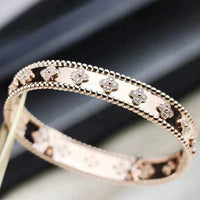[Super Jewellery]CLOVER BRACELET 8MM DIAMONDS