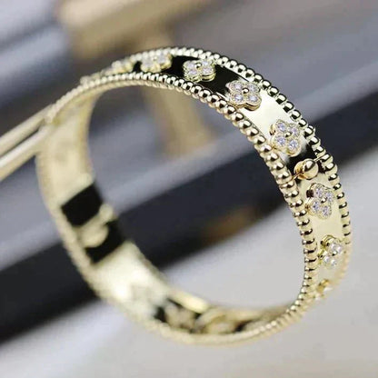 [Super Jewellery]CLOVER BRACELET 8MM DIAMONDS