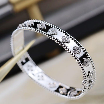 [Super Jewellery]CLOVER BRACELET 8MM DIAMONDS