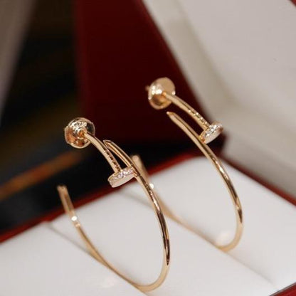 [Super Jewellery]JUSTE EARRINGS DIAMONDS 1.8MM