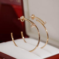 [Super Jewellery]JUSTE EARRINGS DIAMONDS 1.8MM