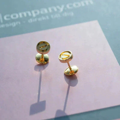 [Super Jewellery]LOVE EARRINGS GOLD 10MM