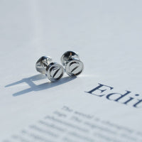 [Super Jewellery]LOVE EARRINGS SILVER 10MM