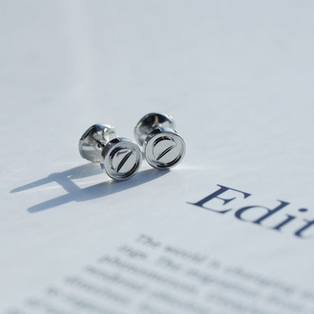 [Super Jewellery]LOVE EARRINGS SILVER 10MM