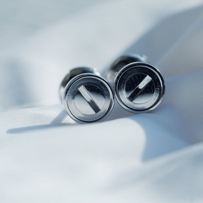 [Super Jewellery]LOVE EARRINGS SILVER 10MM