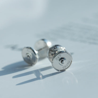 [Super Jewellery]LOVE EARRINGS SILVER 10MM