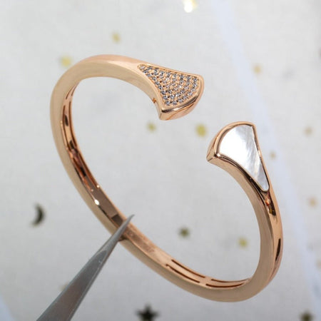 [Super]DREAM BRACELET OPEN PINK GOLD MOP DIAMOND