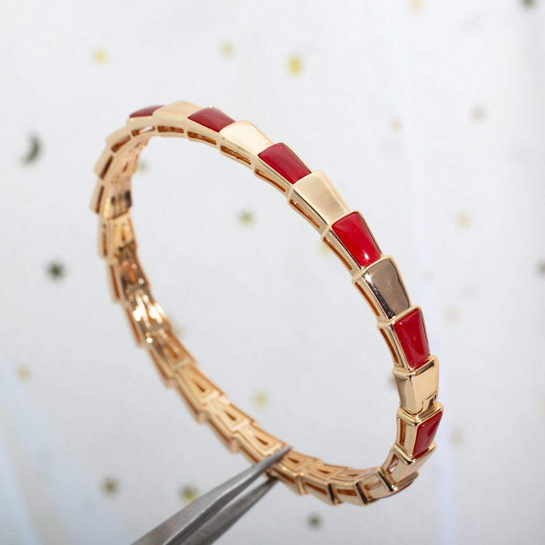 [Super]SERPENTI BRACELET PINK GOLD RUBELLITE
