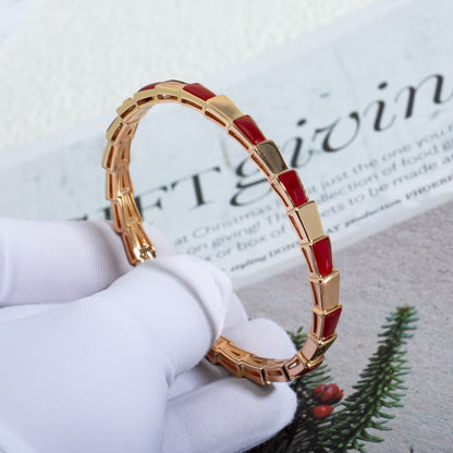 [Super]SERPENTI BRACELET PINK GOLD RUBELLITE