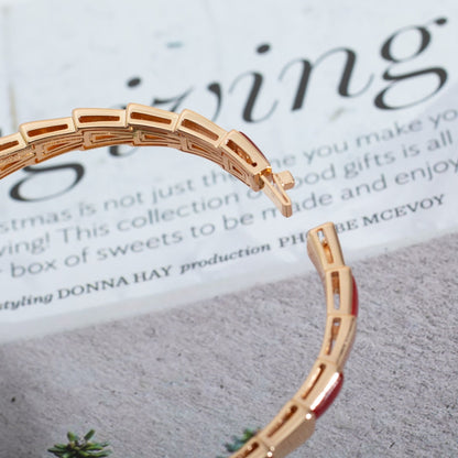 [Super]SERPENTI BRACELET PINK GOLD RUBELLITE