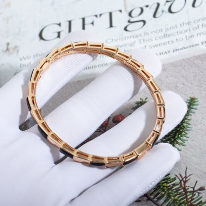 [Super]SERPENTI BRACELET PINK GOLD ONYX