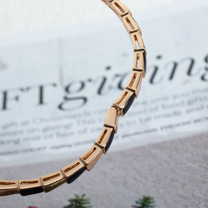 [Super]SERPENTI BRACELET PINK GOLD ONYX