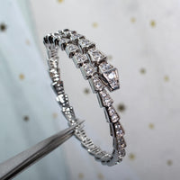 [Super]SERPENTI BRACELET 6MM SILVER DIAMOND