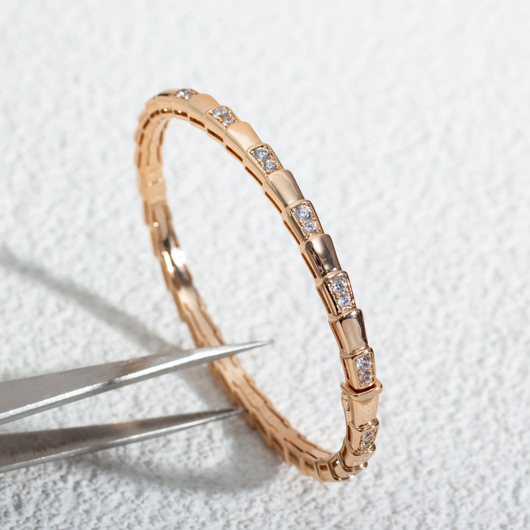 [Super]SERPENTI BRACELET PINK GOLD DIAMOND