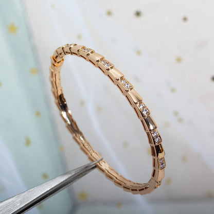 [Super]SERPENTI SMALL BRACELET PINK GOLD DIAMOND