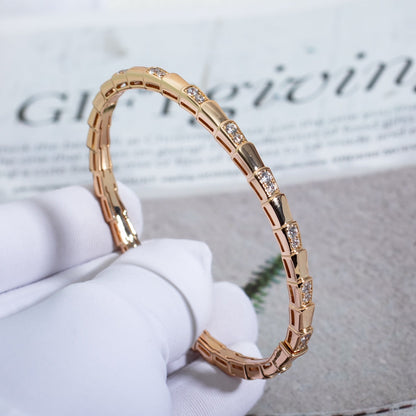 [Super]SERPENTI BRACELET PINK GOLD DIAMOND