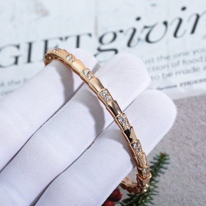 [Super]SERPENTI BRACELET PINK GOLD DIAMOND