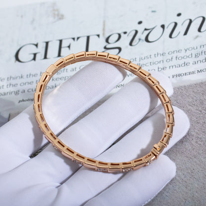 [Super]SERPENTI BRACELET PINK GOLD DIAMOND