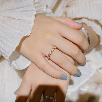[Super Jewellery]LOVE RING 2.65MM DIAMOND