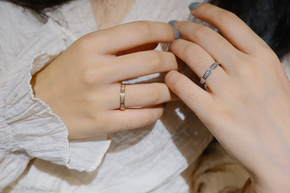 [Super Jewellery]LOVE RING 2.65MM DIAMOND