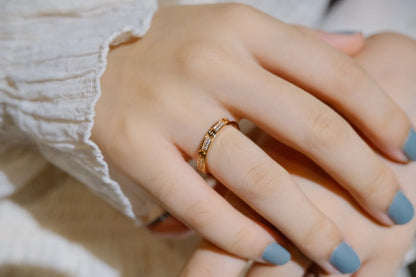 [Super Jewellery]LOVE RING 2.65MM DIAMOND